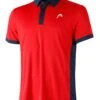 Head Slice - Poloshirt - Rot Blau -Head Verkoopwinkel 0112289a207d4c68a3e46142b00084ce