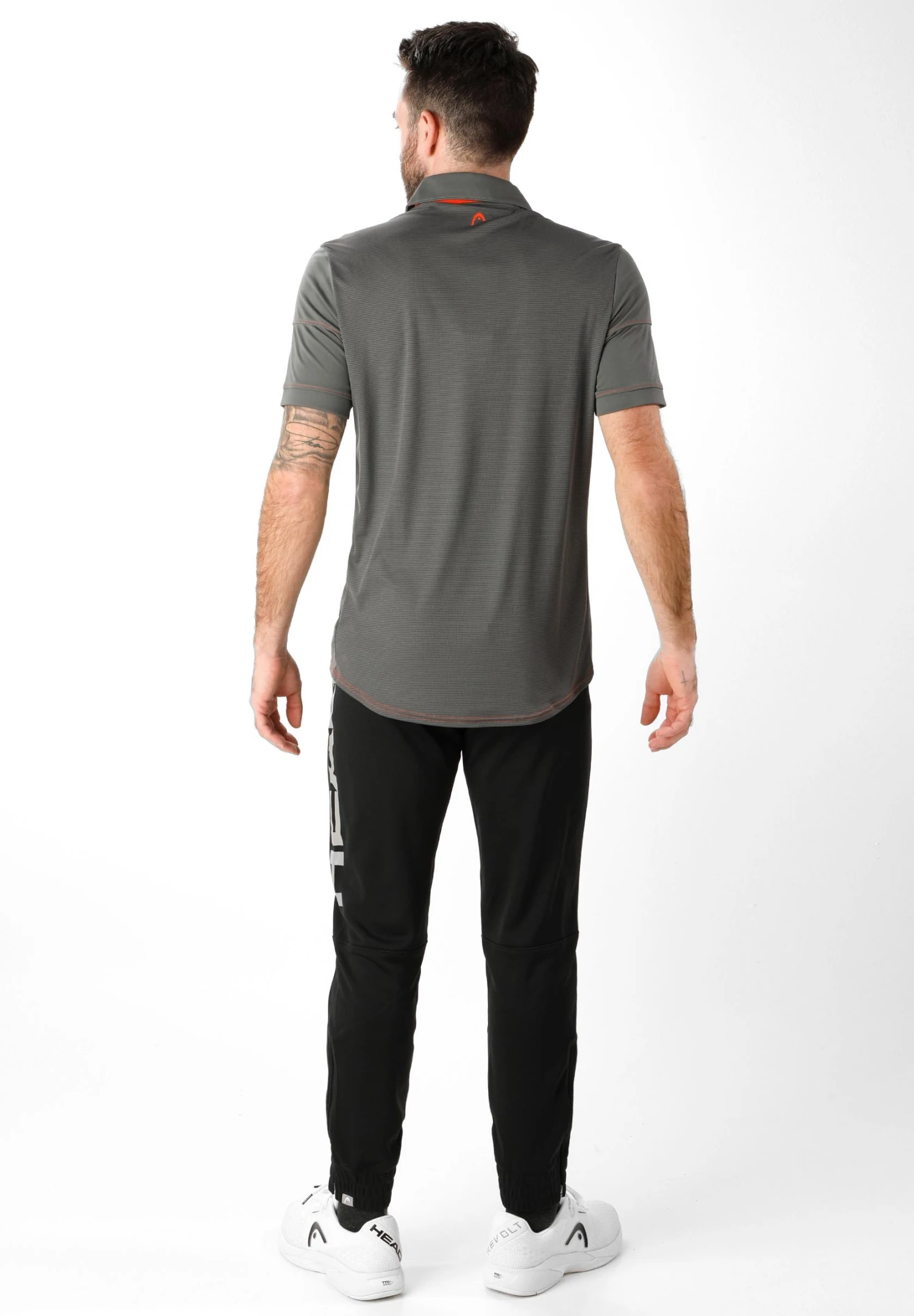 Head Radical Special Edition - Poloshirt - Dunkelgrau Hellrot 4 Head Radical Special Edition - Poloshirt - Dunkelgrau Hellrot - Afbeelding 2