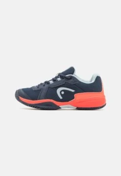 Head Sprint 3.5 Junior Unisex - Tennisschoenen Voor Alle Ondergronden - Blueberry/Fiery Coral