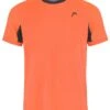 Head Slice - T-Shirt Print - Orange Dunkelblau