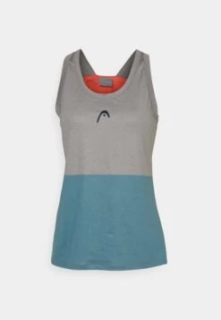 Head Padel Tech Women - Top - Grey/ Electric Blue -Head Verkoopwinkel 6f564fbc8474497cbeaa5841f592593c