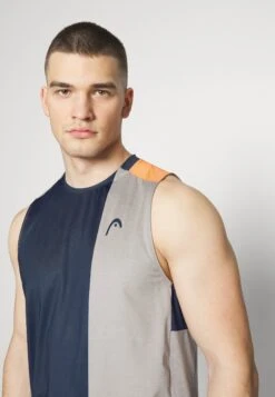 Head Padel Tank Men - Top - Grey/Orange -Head Verkoopwinkel 7c13d77336134bb091c7185cbc2748c8