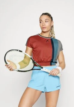 Head Padel Crop Women - Sport T-Shirt - Coral -Head Verkoopwinkel 7de39b251e2e4175b66f9cd19120249b