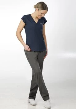 Head Janet Special Edition - T-Shirt Basic - Dunkelblau Weiss