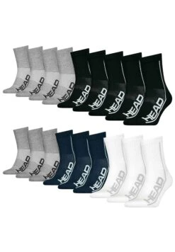 Head Unisex9Er Pack - Sokken - Grau Schwarz