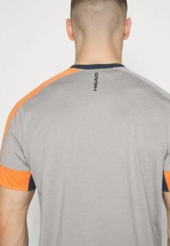 Head Padel Tech Men - Sport T-Shirt - Grey/Orange 15 Head Padel Tech Men - Sport T-Shirt - Grey/Orange -Head Verkoopwinkel b79cab45271745e99424ccf86fd58f26