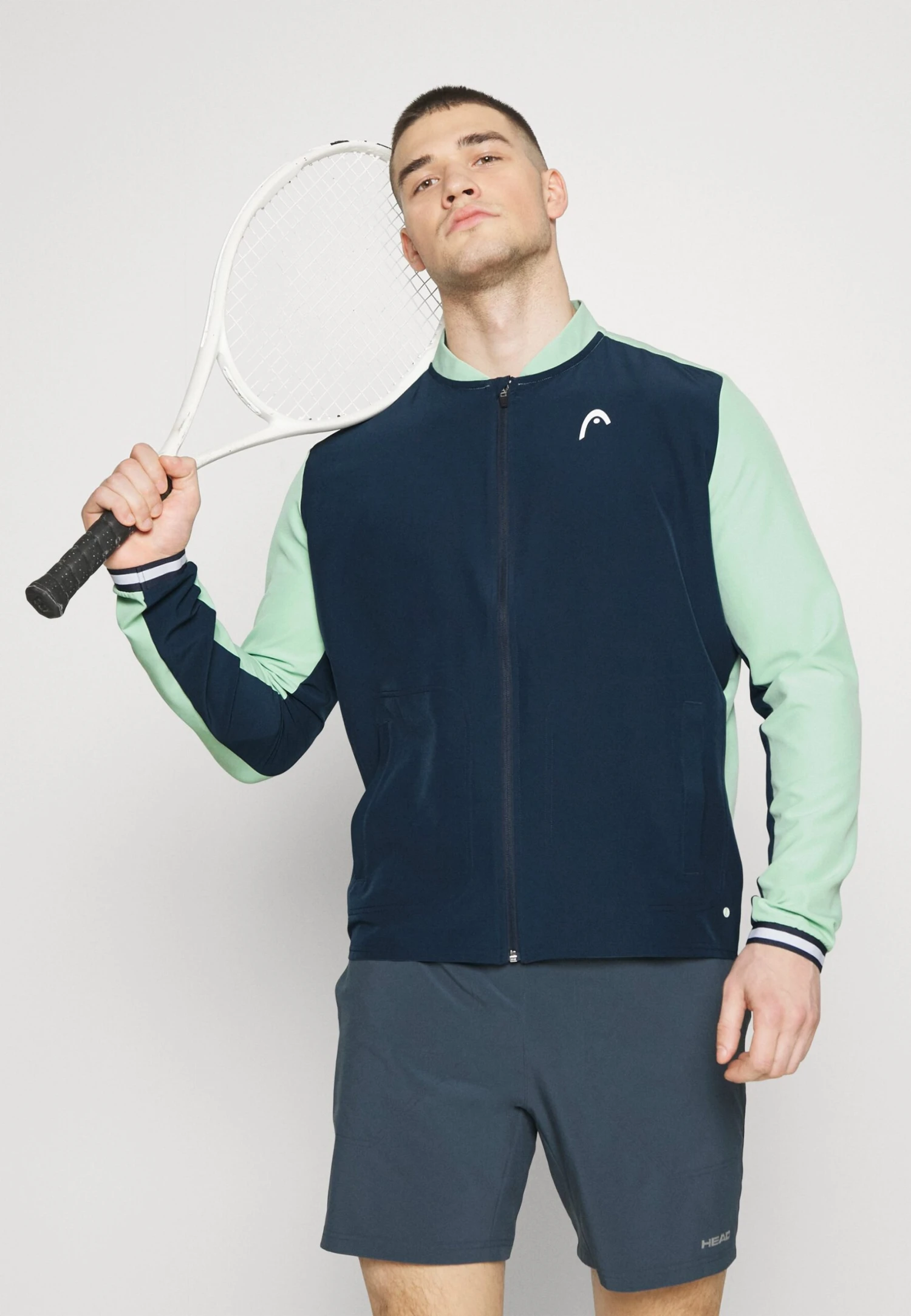 Head Breaker Jacket Men - Trainingsvest - Pastel Green/Navy 6 Head Breaker Jacket Men - Trainingsvest - Pastel Green/Navy - Afbeelding 4